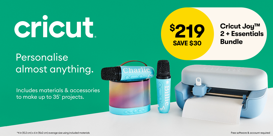 $219 SAVE $30 Cricut Personalise almost anything. 