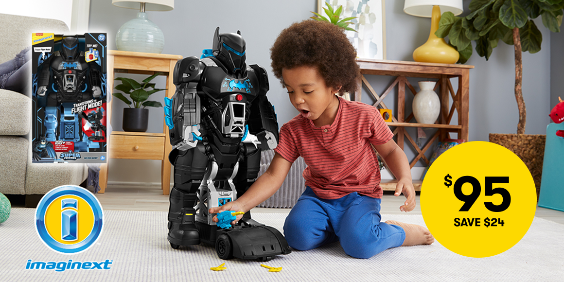 $95 SAVE $24 DC Super Friends Bat-Tech BatBot