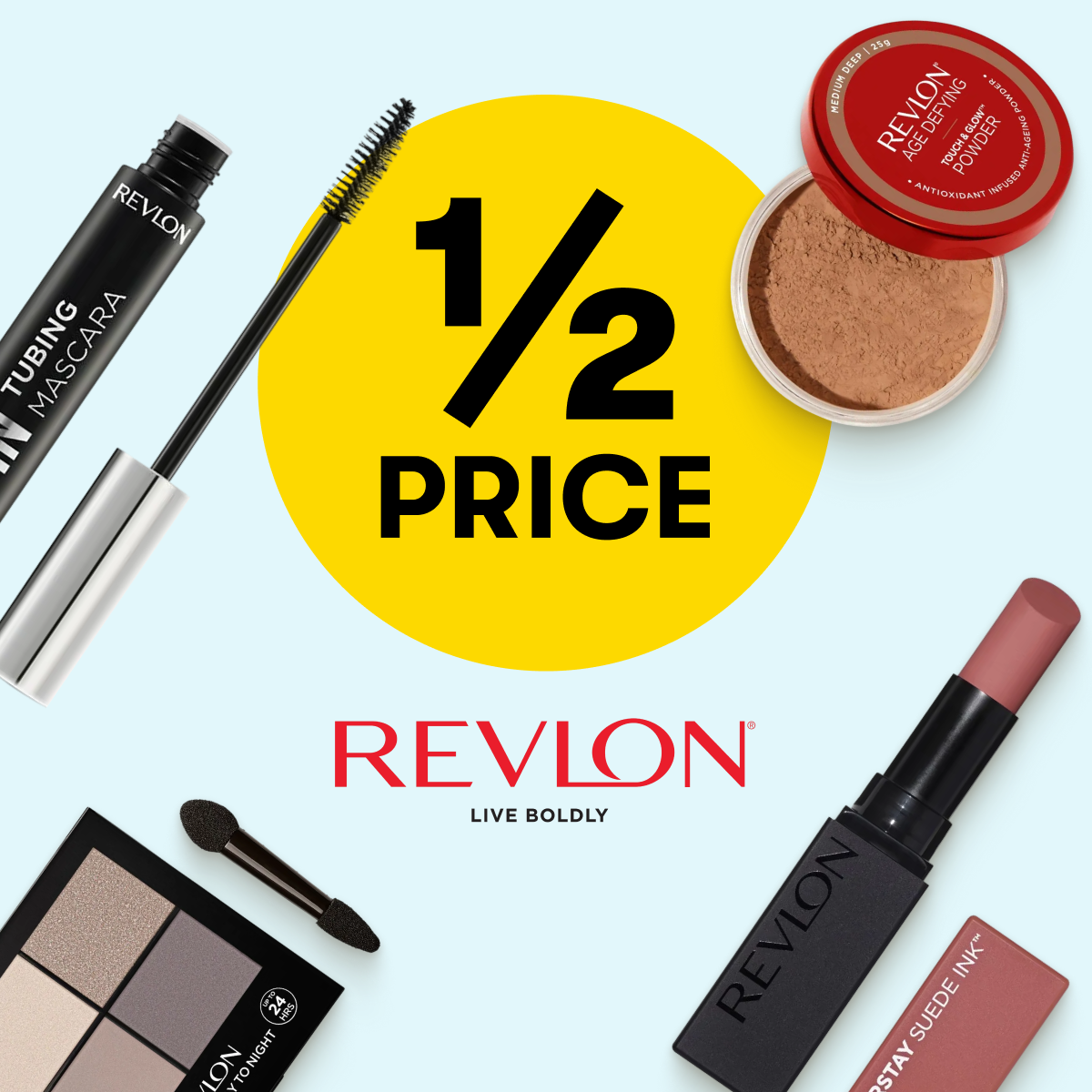 1/2 Price Revlon