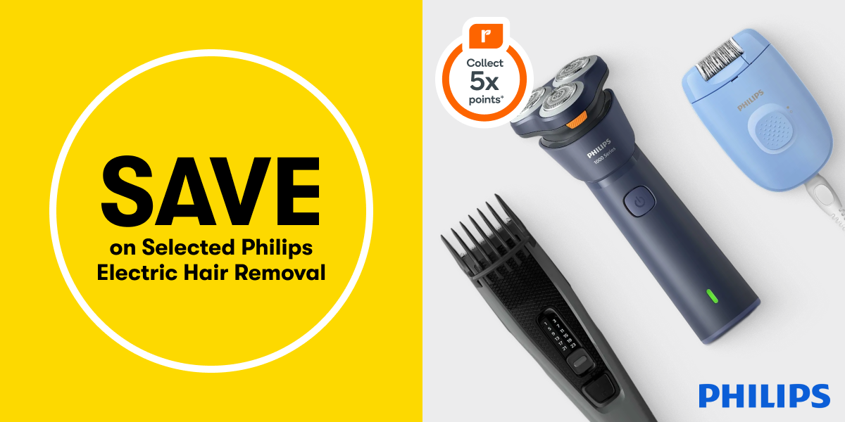SAVE on Selected Philips Hair Removal