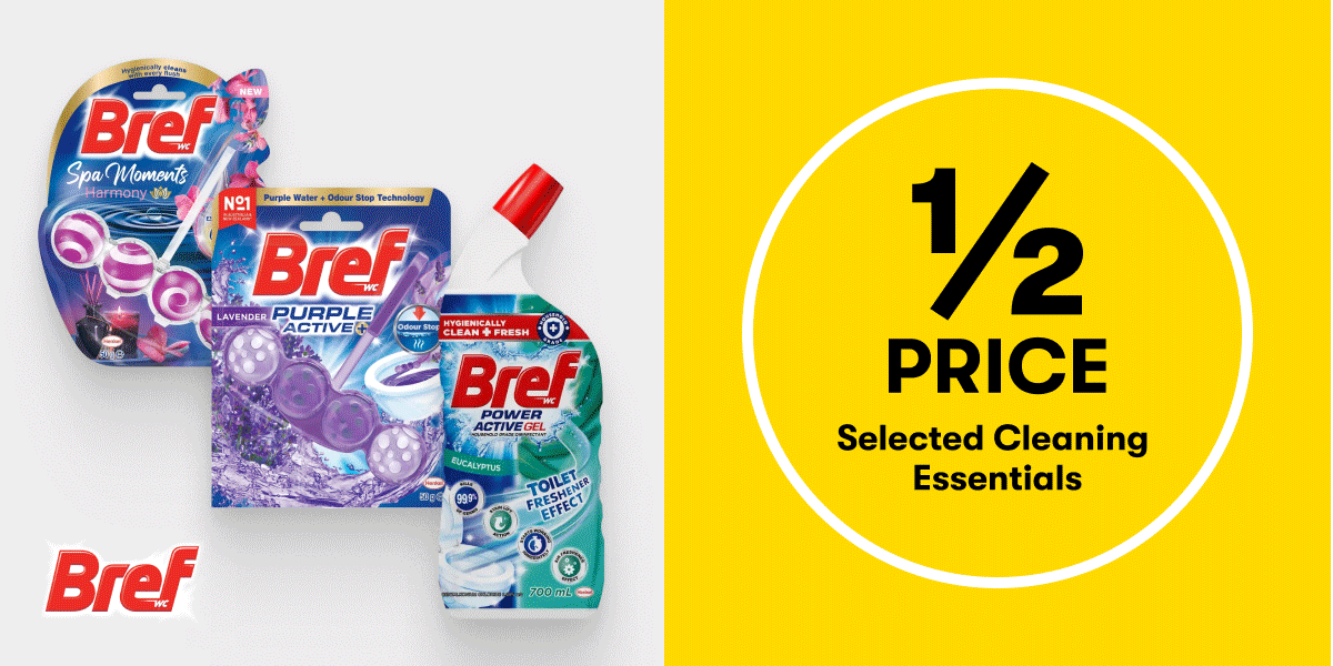1/2 Price Selected Cleaning Essentials