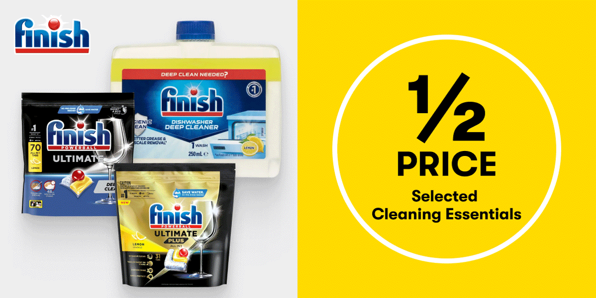 1/2 PRICE Selected Cleaning Essentials