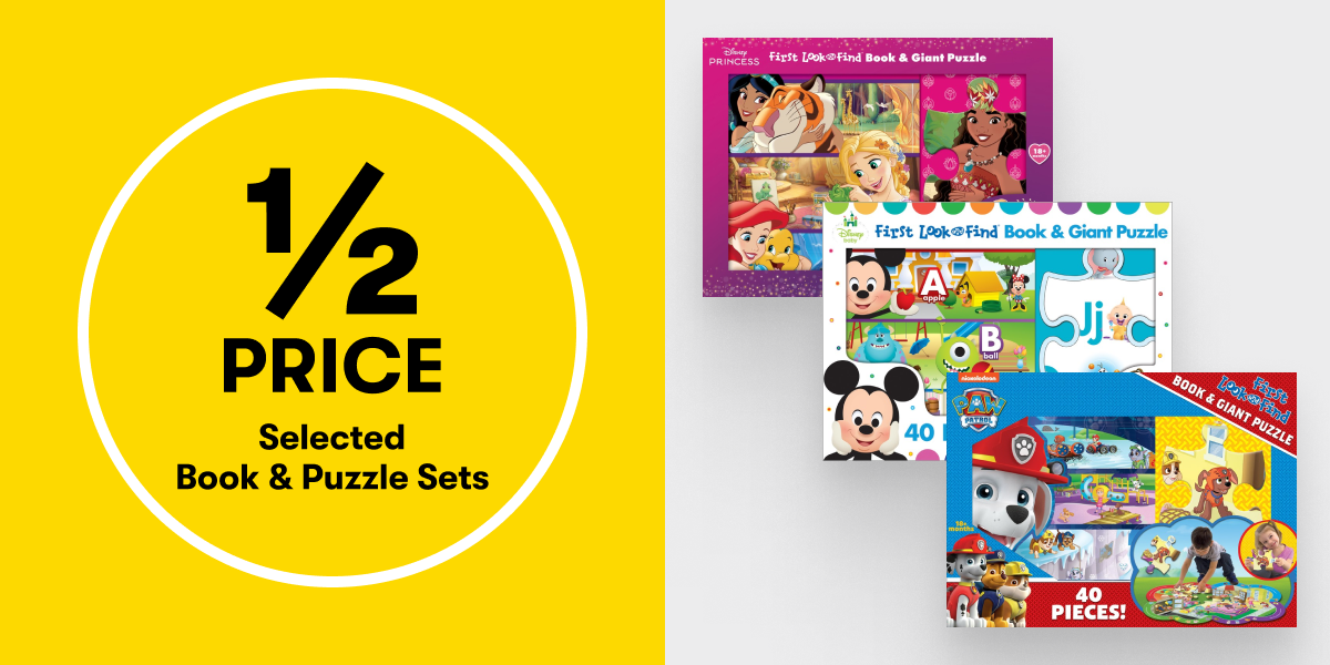 1/1 PRICE Selected Book & Puzzle Sets