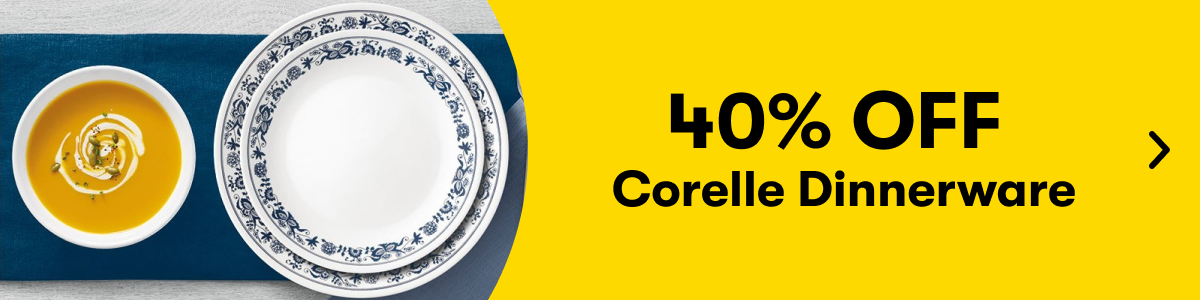 40% OFF Corelle Dinnerware