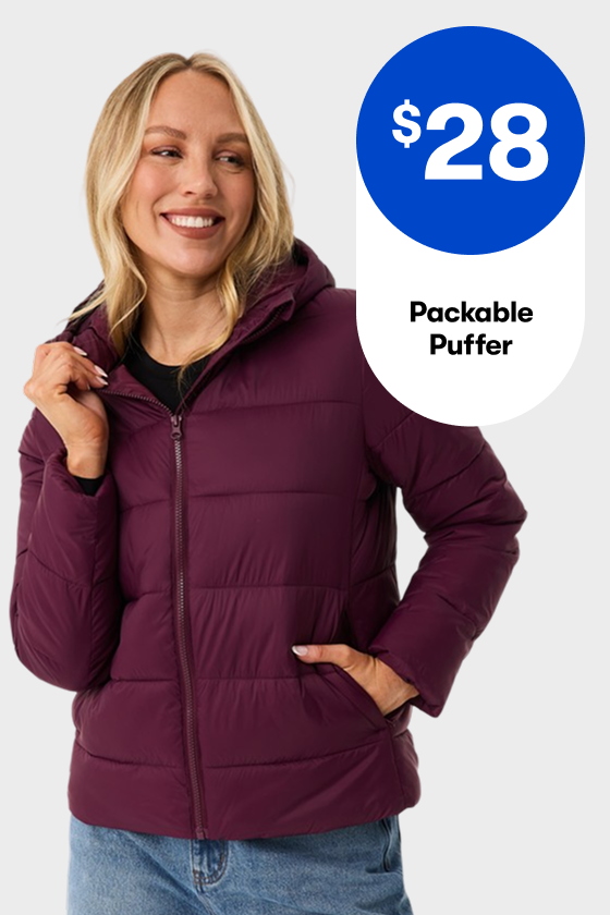 $28 Packable Puffer