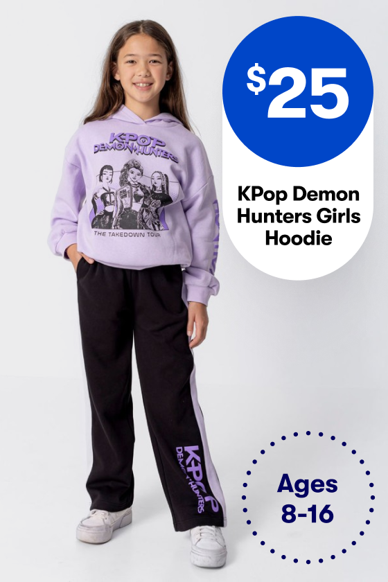 $25 KPop Demon Hunters Girls Hoodie