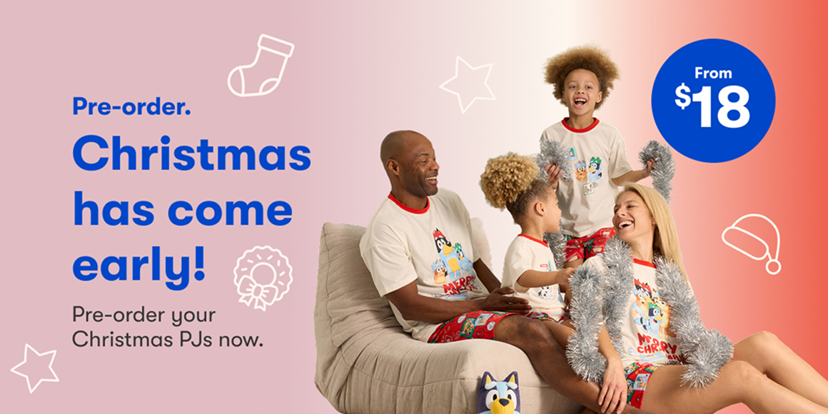 Pre Order - From $18 Christmas Family Pyjamas