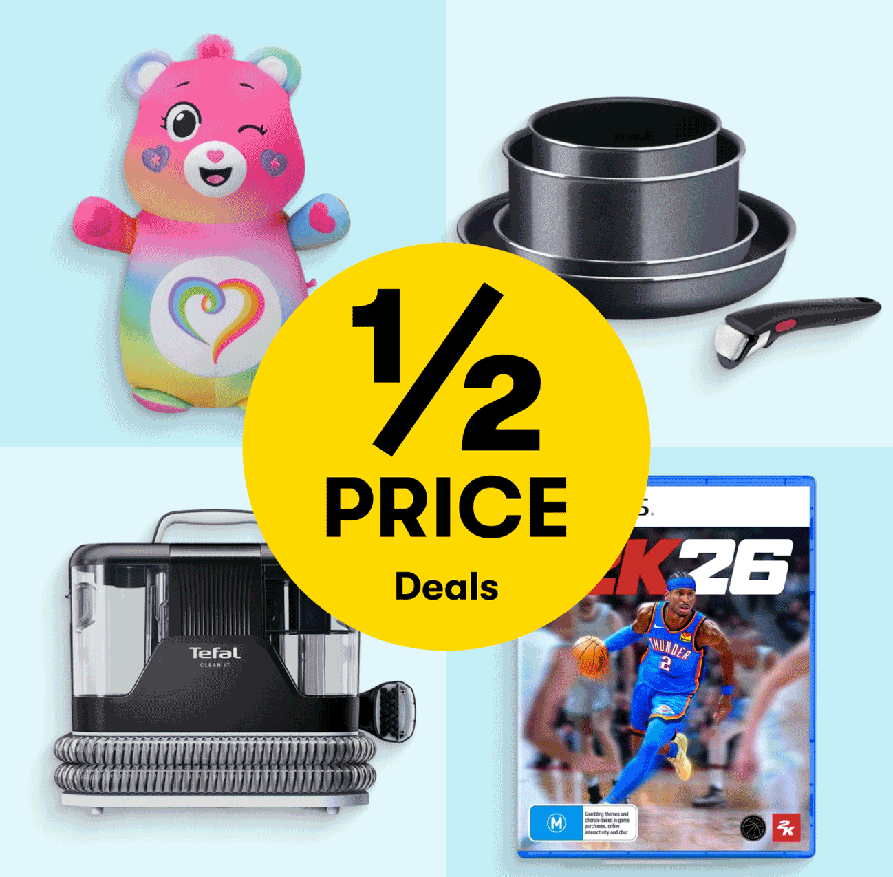 1/2 PRICE DEALS