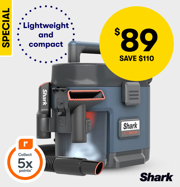$89 SAVE $110 Shark MessMaster Portable Wet/Dry Vacuum