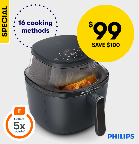 $99 SAVE $100 Philips 3000 Series Airfryer 4.2L