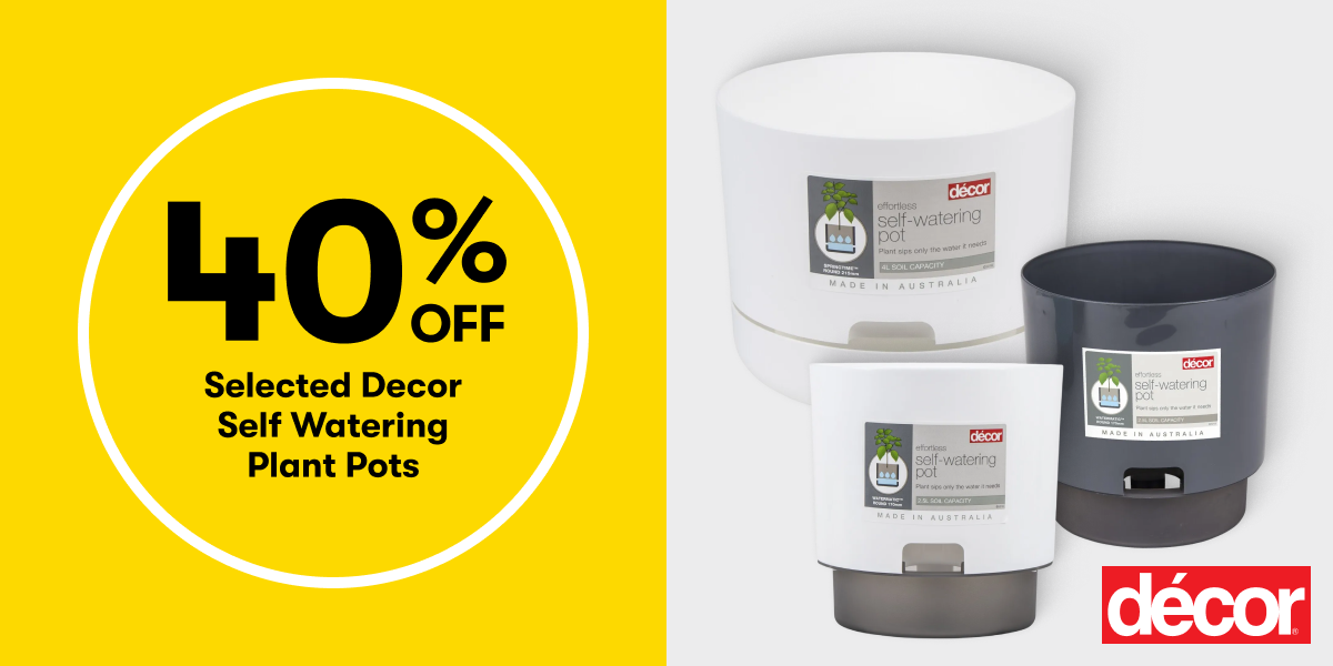 40% OFF Selected Decor Self Watering Plant Pots