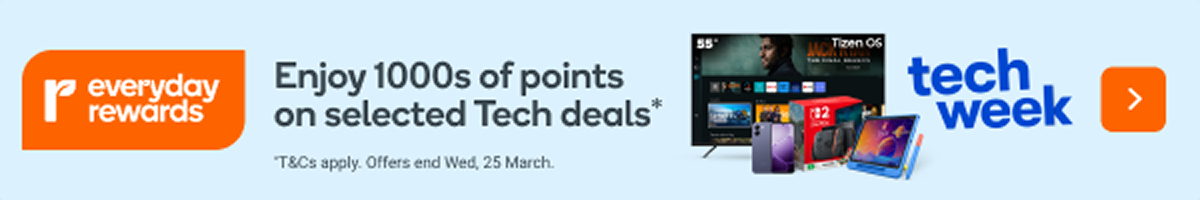 Everyday Rewards - Tech Week | Enjoy 1000s of points on selected Tech deals | T&Cs apply | Offer ends 25th March