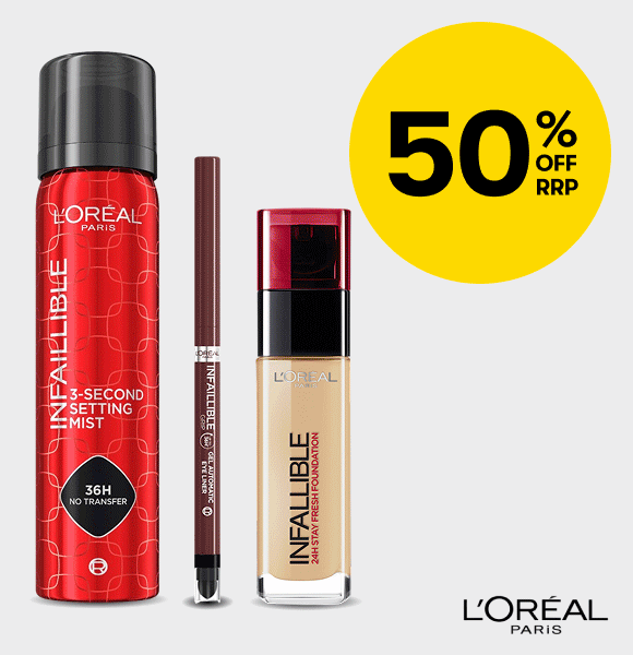 50% OFF RRP