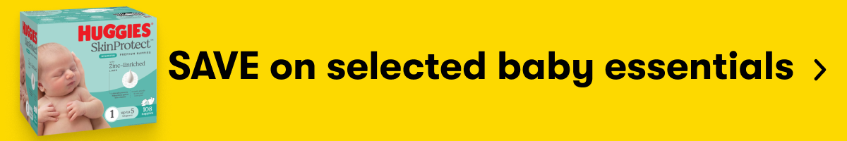 SAVE on selected baby essentials