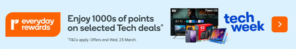 Everyday Rewards - Enjoy 1000s of points on selected Tech deals | T&Cs apply | Offers end Wed 25, March