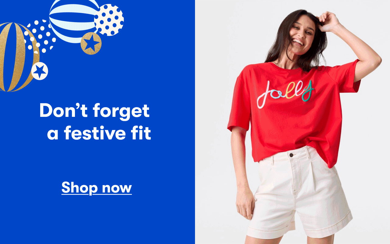 Don't forget a festive fit | Shop Christmas Clothing