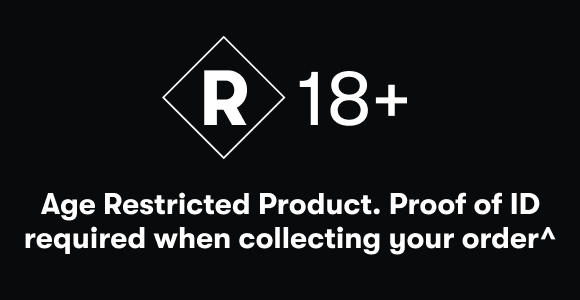 R18+ Age Restricted Product. Proof of ID required when collecting your order^