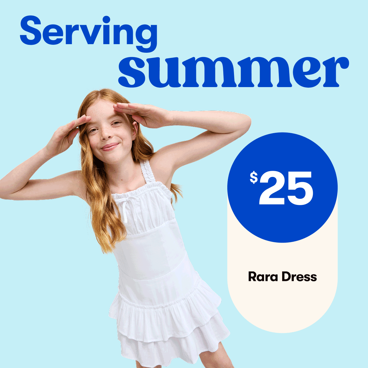 Serve Summer: $25 Rara Dress | $12ea Palm Print Shirt & Shorts | $20 Cut Away Maxi Dress