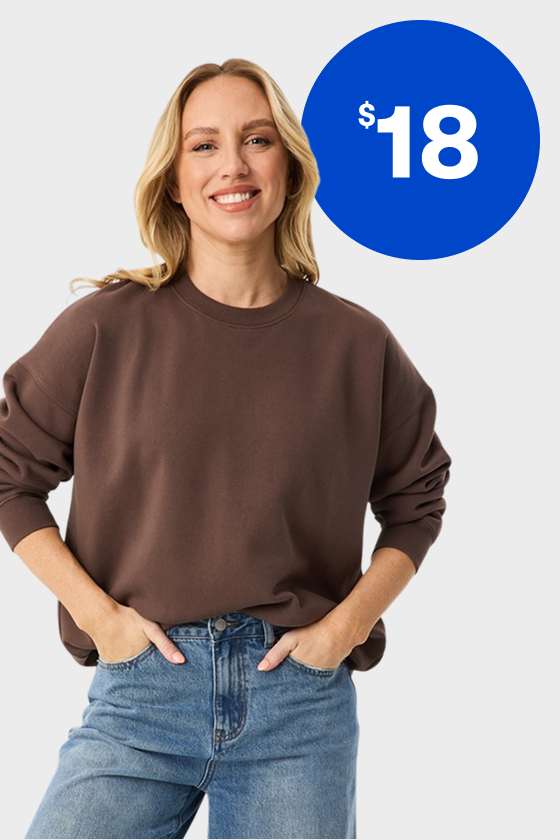 Women's Slouch Crew Sweater
