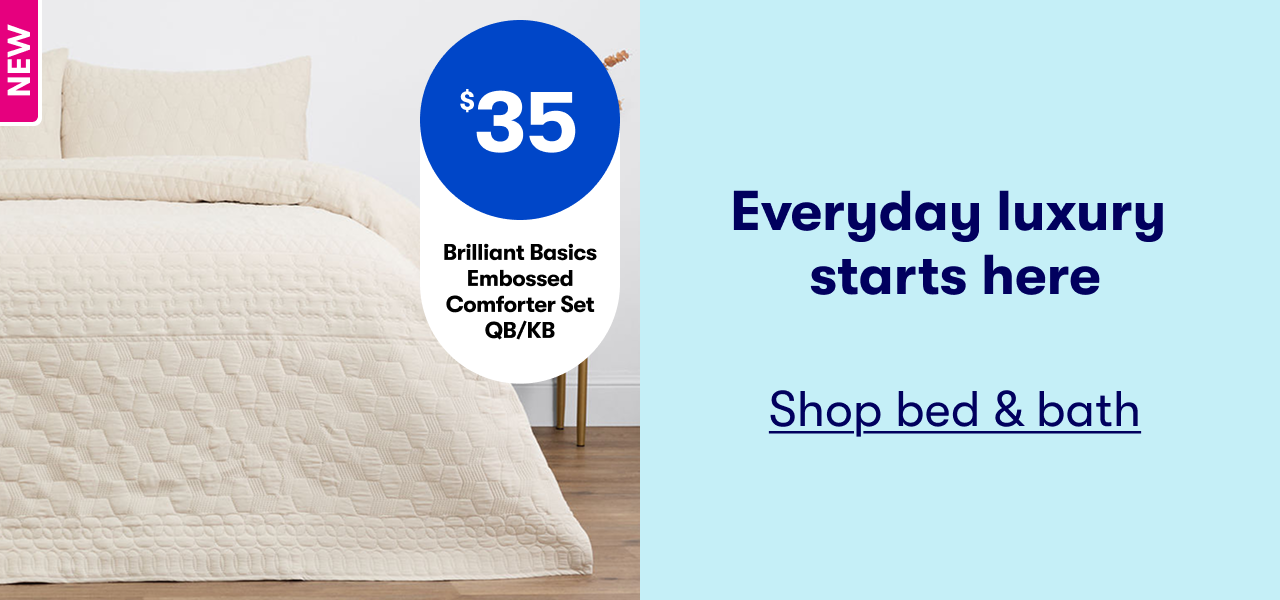Shop bed & bath | $35 Embossed Comforter Set