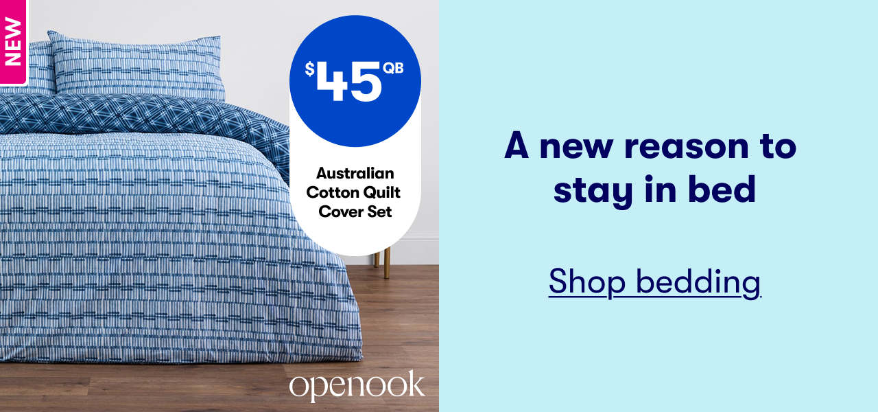 $45QB Cotton Quilt Cover Set | A new reason to stay in bed - Shop Bedding