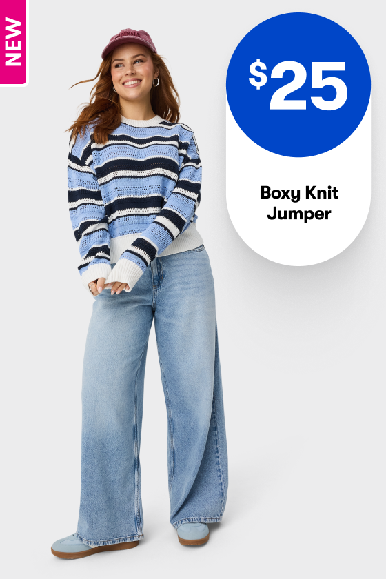 $25 Boxy Knit Jumper