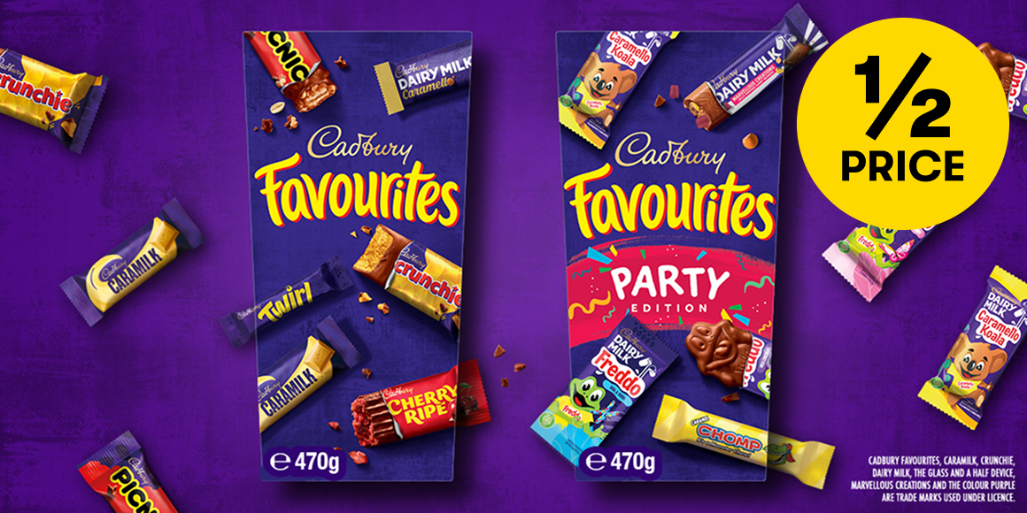 1/2 Price Cadbury