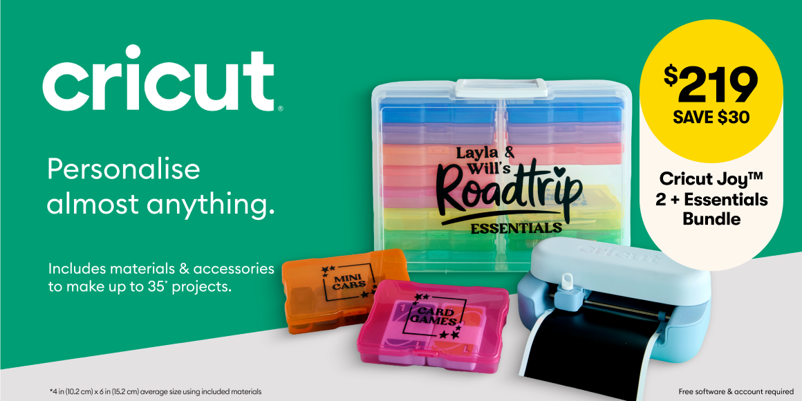 $219 SAVE $30 Cricut Joy 2 + Essentials Bundle