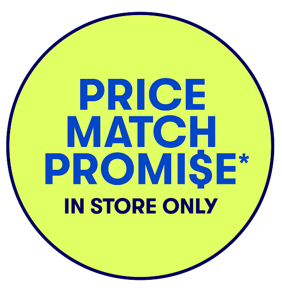 Price match promise - In store only