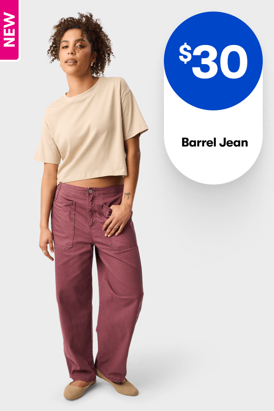 $30 Barrel Jean