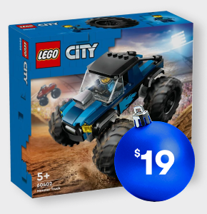 LEGO City Blue Monster Truck Off-Road Toy