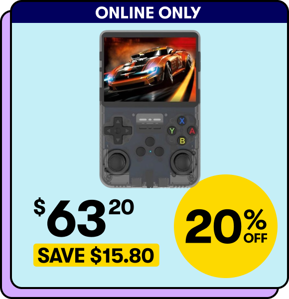20% OFF | $63.20 SAVE $15.80 | Online Only