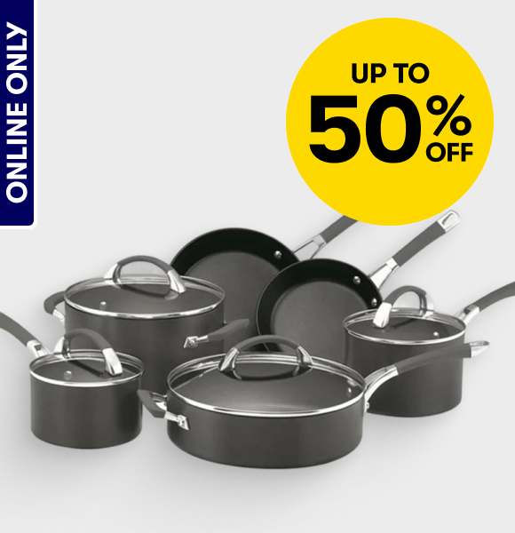 ONLINE ONLY |  UP TO 50% OFF