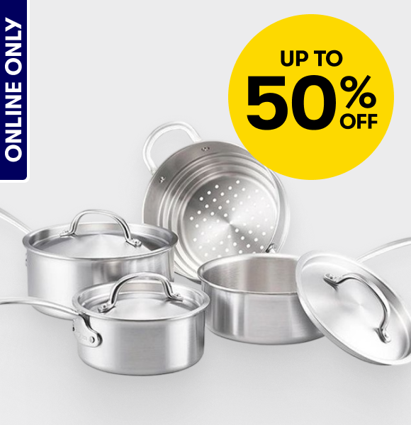 ONLINE ONLY | UP TO 50% OFF