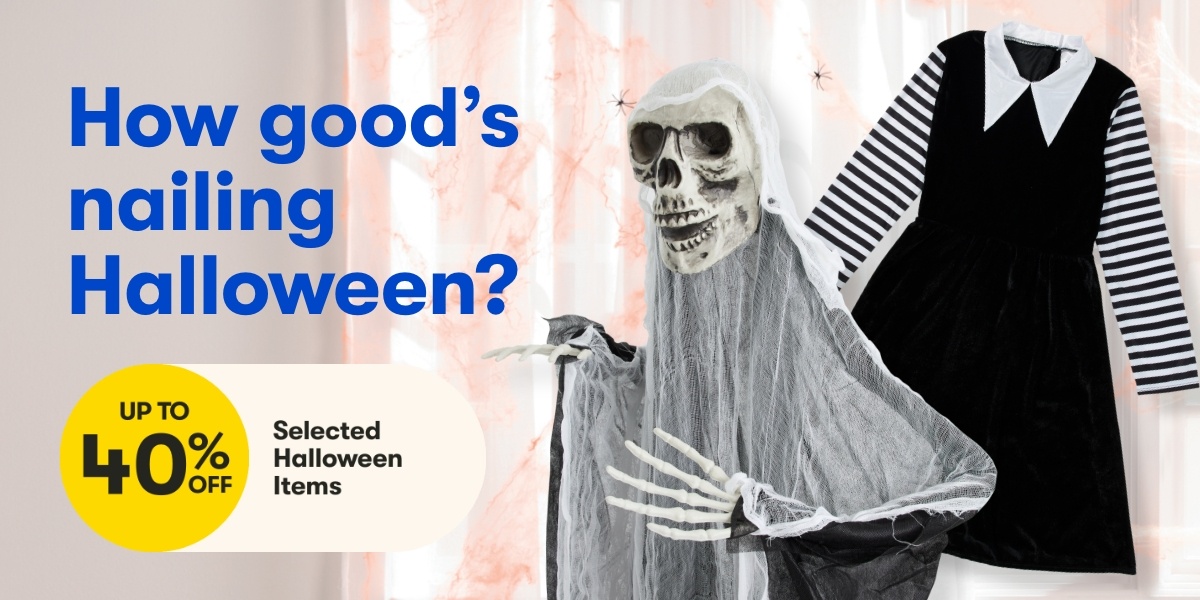 Up to 40% off Halloween Items Up to 40% off Halloween Items