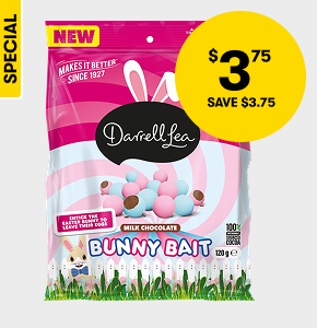 Darrell Lea Bunny Bait Chocolate 120g