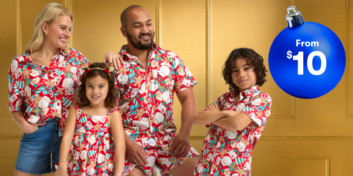Family Holiday Coordinates From $10