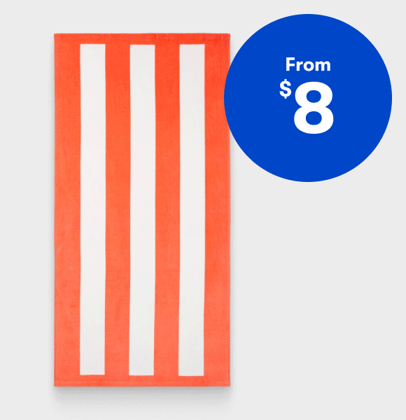 from $8 Wave Zone Beach Towels