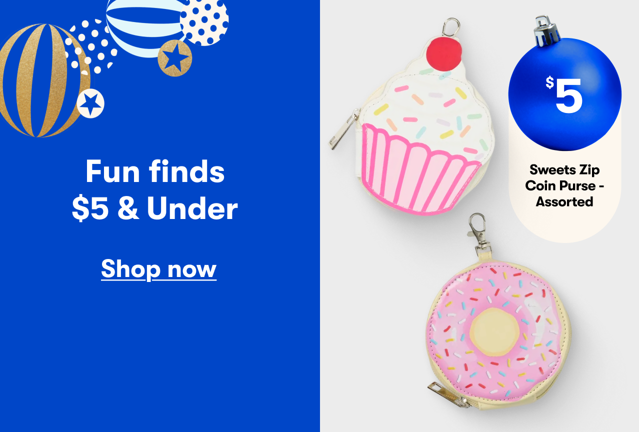 Fun finds $5 & Under | $5 Sweets Zip Coin Purse Assorted - Shop Now