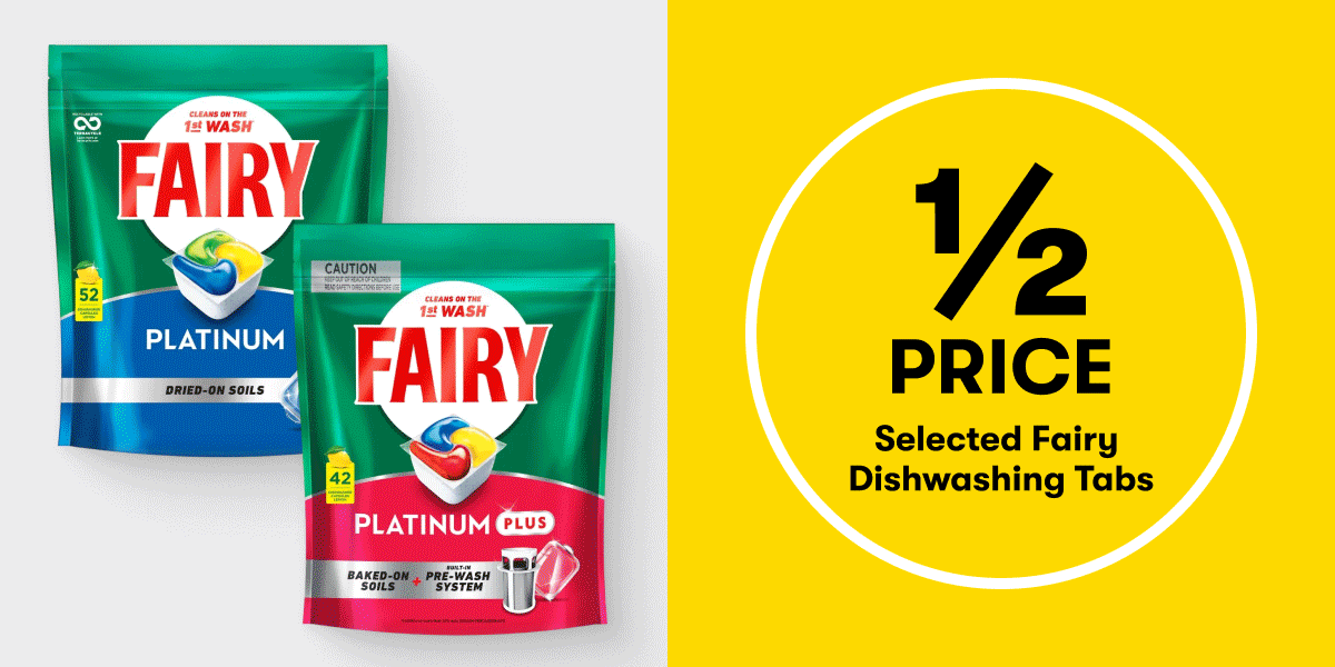 1/2 Price Finish, 20% Off Vanish, 30% Off Dettol & more