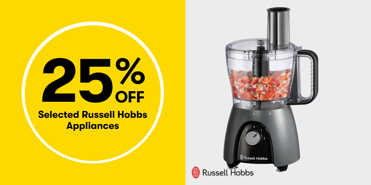 25% OFF Russell Hobbs Appliances
