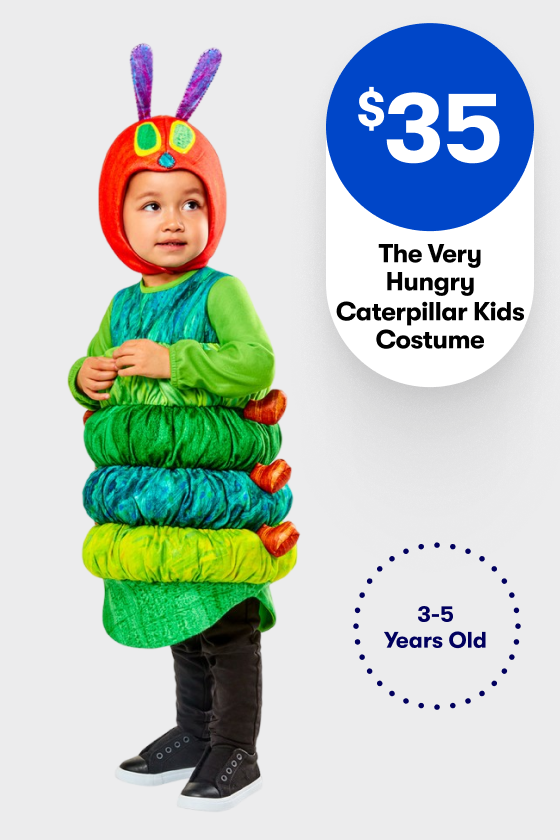 $35 Very Hungry Caterpillar Kids Costume
