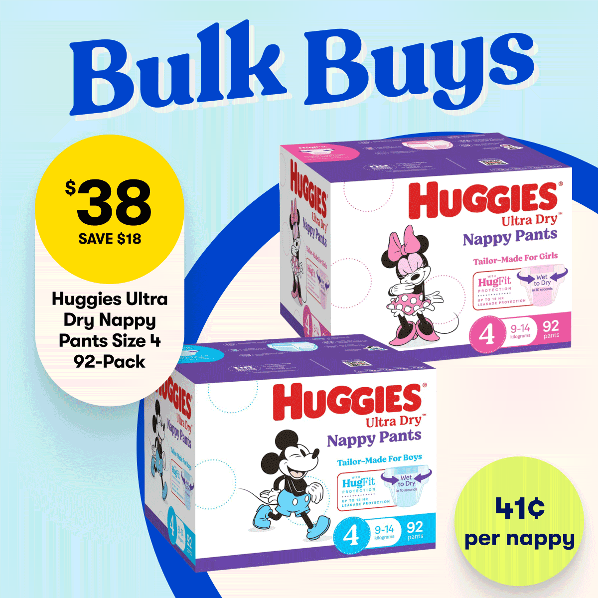 Bulk Buys - Save BIG on Huggies, OMO, Pantene & more