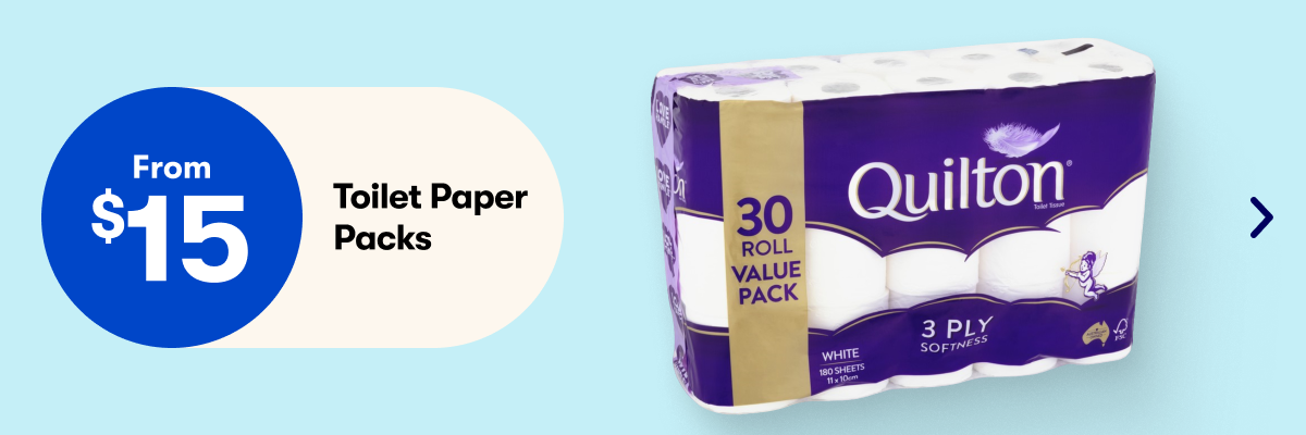 From $15 Toilet Paper Packs