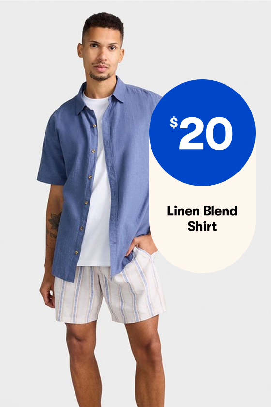 $20 | Linen Blend Shirt