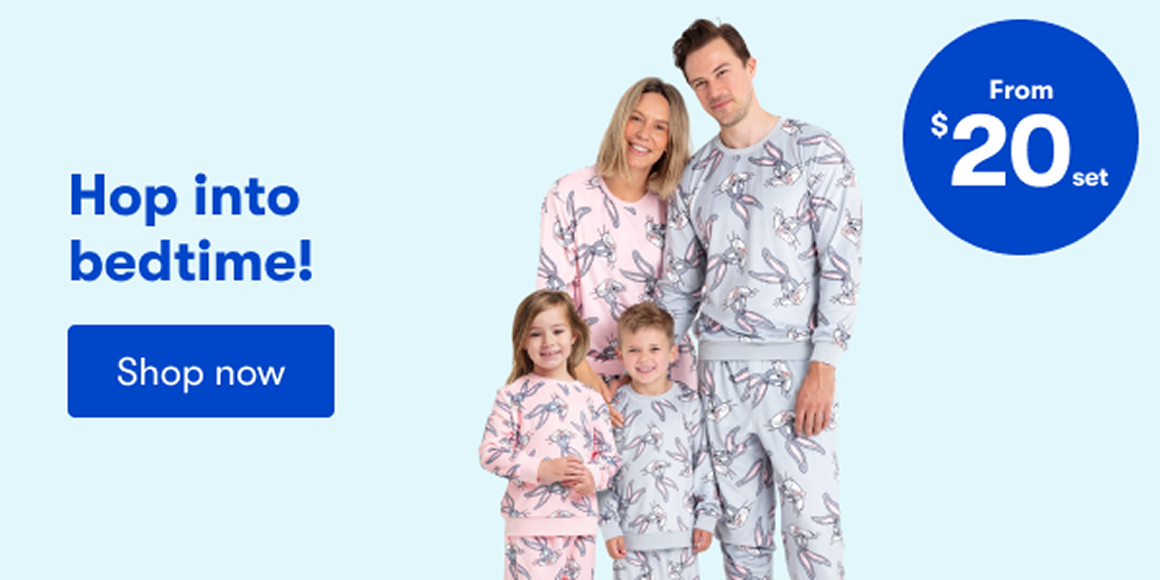 Easter Bunny Pyjama Sets From $20