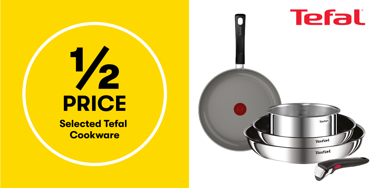 50% off Selected Tefal Cookware