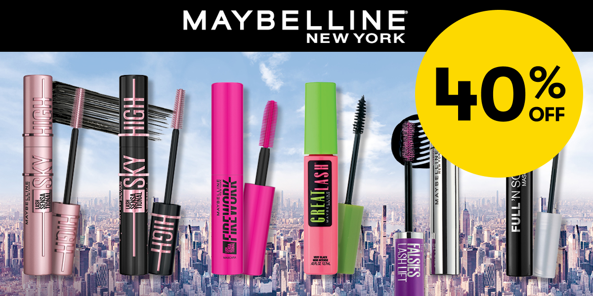 40% OFF Maybelline New York 