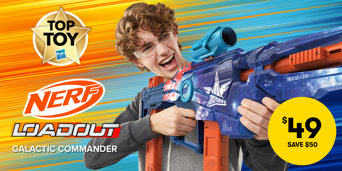 Top Toy: NERF Loadout Galactic Commander $49 SAVE $50