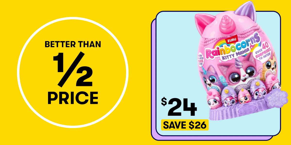 Better than 1/2 PRICE Toys